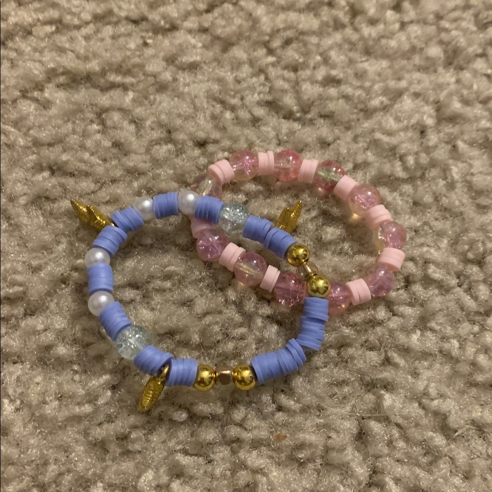 handmade upcycled beaded bracelets